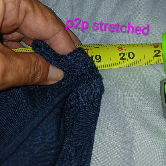 Elegant Navy Blue Plunging Neckline Boho Maxi Dress - Picture 13 of 16